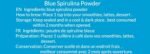 Blue Spirulina Powder Vibrant Blue Food Colouring for Kid Friendly Smoothies Drinks Baking Ice Cream 30 Servings 30g bag - Image 4