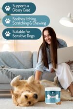 Anti-Itch & Immunity Dog Treats – Dog itchy skin relief, Supports Allergy Relief, Skin Health & Immune System with Colostrum, Salmon Oil, and Probiotics - 120 Soft Chews - Image 4