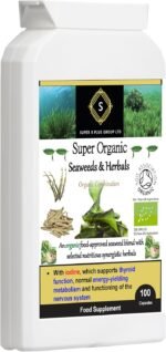 Super Organic Seaweeds & Herbals Capsules - Iodine, Spirulina, Chlorella - Vegan, Gluten-Free, 100ct - Image 4