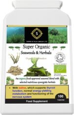 Super Organic Seaweeds & Herbals Capsules - Iodine, Spirulina, Chlorella - Vegan, Gluten-Free, 100ct - Image 5