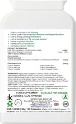 Super Organic Seaweeds & Herbals Capsules - Iodine, Spirulina, Chlorella - Vegan, Gluten-Free, 100ct - Image 7