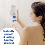 NIVEA Care Shower Creme Soft (750 ml), Caring Body Wash Enriched with Almond Oil, Moisturising Shower Gel with Vitamin C and E, Skin Moisturiser with Mild Scent - Image 3