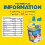 Nutriburst Minions MEGA Multi Vitamins for Kids - Chewable Multivitamins for Growth & Development: Vitamin A, B12 C, D3, E, Iron, Omega-3 - Vegan + Sugar Free - Fruity Flavour - 60 Gummies - Image 5