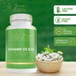 Lily Green Vitamin D3 4000IU & Vitamin K2 MK7 100μg | 90 Capsules of High Strength D3 K2 | Muscle Function, Teeth, Bone & Immune Support | No Artificial Additives | Made in UK - Image 3