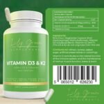 Lily Green Vitamin D3 4000IU & Vitamin K2 MK7 100μg | 90 Capsules of High Strength D3 K2 | Muscle Function, Teeth, Bone & Immune Support | No Artificial Additives | Made in UK - Image 6
