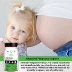 NHP Advanced Pregnancy Support - Multivitamin & Minerals for Healthy Pregnancy - Folic Acid, Iron, B Vitamins, Vitamin D3, Calcium & Magnesium -Vegan, Kosher, Halal - 60 Vegan Capsules - Image 5