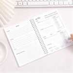 Wellness Journal,Mood Tracking Motivational - Self Improvement Daily Workbook - for Improvement Productivity Gratitude Affirmation Meditation Women Adult Girls - Image 4