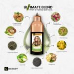 HERBBY Champ Hair Dye Shampoo for Grey Hair with 9 Herbal Extracts, Long Life (6-8 Weeks), Shiny, Uniform Colour, Instant Hair Colour - Image 5