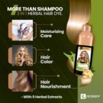 HERBBY Champ Hair Dye Shampoo for Grey Hair with 9 Herbal Extracts, Long Life (6-8 Weeks), Shiny, Uniform Colour, Instant Hair Colour - Image 10