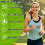 2 PCS Moringa Capsules,90 Capsules 800mg Non-GMO and Gluten Free,Moringa Powder Capsules Supplement Supports Energy, Joint & Immunity & Gut Health - Image 3