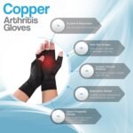Hotcakes Copper Compression Gloves Therapy - Copper Infused Arthritis Gloves For Women And Men Offer Hand Support For Carpal Tunnel, Raynauds and Provide Arthritis Pain Relief For Hand (M) - Image 3