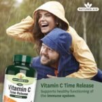 Natures Aid Vitamin C 1000mg Time Release - High Strength with Bioflavonoids - Supports Immunity, Bones & Heart - Antioxidant - Vegan, Gluten-Free, Non-GMO Supplement – 180 Tablets - Image 3