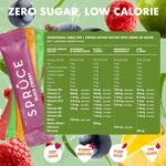 Sugar-Free, Low Calorie Water Enhancer – Hydrate, Support Immunity, Heart, Brain & Bones, Boost Metabolism & Energy with Ginseng & Ginkgo, 4 Flavours – Raspberry, Cherry, Lime, Pineapple, 48 Sachets - Image 3