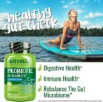 NATURELO Probiotic - Ultra Strength - 50 Billion CFU - 11 Lacto & Bifido Strains - One Daily - Gut-Friendly Bacteria - No Refrigeration Needed - 30 Vegan Capsules | 1 Month Supply - Image 6