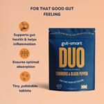 Gut–Smart DUO, 120 x Tiny Tablets, Botanical Blend of Turmeric & Black Pepper, Gut Health and Inflammation, Natural Supplements for Healthy Digestion - Image 5
