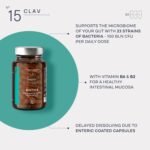 CLAV® Probiotic Complex - 23 Probiotic Strains - Bloating & Constipation Relief - Gut Health Supplement for Men & Women - Vegan Probiotics with Lactobacillus & Bifidobacterium - Image 4