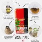 Rosamonte Yerba Mate Tea Traditional 500g - Maturation time is 12 months | Detox and energy drink | Detox and energy drink - Image 3