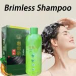 Brimless Shampoo, Herbal Bubble Gray Hair Dye Shampoo, Plant BubbleHair DyeShampoo, Pure Plant Extract For Grey Hair Color BubbleDye, DIYHair Color at Home (Black) - Image 4