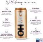 OHMG Sparkling Magnesium Water Variety Pack - 12 x 330ml cans | Zero-Calorie Magnesium Drink Featuring Magnesium Glycinate, Citrate & Malate | Sugar-Free, 100mg of Essential Magnesium Supplement - Image 3