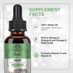 Premium Oil - 100000mg High Potency Natural Oil, Rich in Omega 3-6-9 and Vitamin C & E, Vegan, Enhanced Purity, 60ml (Pack of 4) - Image 3