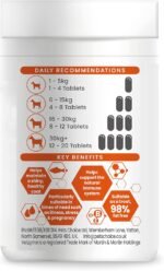Vetzyme Once A Day Conditioning Tablets for Dogs (240 Tablets) - With B Complex Vitamins to Promote Fitness and Support a Healthy Immune System - Image 3