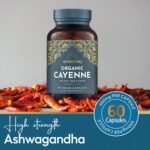 Ayurvediq Organic Cayenne Pepper Capsules High Strength 600mg x 60 Capsaicin Powder - 100% Soil Association Organic Digestion, Circulation, Metabolism, Heart Health and Wellbeing Supplements - Image 6