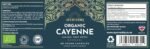 Ayurvediq Organic Cayenne Pepper Capsules High Strength 600mg x 60 Capsaicin Powder - 100% Soil Association Organic Digestion, Circulation, Metabolism, Heart Health and Wellbeing Supplements - Image 7