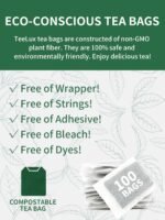 TeeLux Roasted Dandelion Root Tea Bags, Premium Natural Dandelion Root Herbal Tea, Caffeine Free, 100 Tea Bags, A Popular Coffee Alternative - Image 6