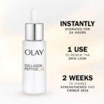 Olay Collagen Peptide Serum for Face, Skincare with Niacinamide 99% Purity and Antioxidant Vitamin E. Advanced Anti Ageing Skin Care with 3 Actions: Strengthens, Restores, Hydrates, 40ml - Image 4