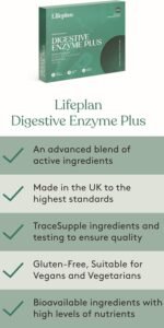 LIFEPLAN Digestive Enzymes Plus Supplement - 60 Capsules - 81.66 Grams - Image 7
