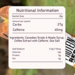 Maple Coffee 100% Natural Caffeine Energy Gels for Running, Cycling & Endurance - Easy to Digest Running Gels - 27g Carbs, 45mg Caffeine, Electrolytes (7 Sachets) by Protein Rebel - Image 3