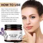 Wilderglow Wild Yam Cream,Moisturizing Body Cream with Vitamin E Aloe Vera, Soothing Plant-Based Moisturizer to Help Support Hormonal Balance for Women & Men, Gentle Safe Non-Greasy (3PCS) - Image 8