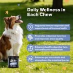 Pre, Pro & Postbiotic Digestive Treats for Dogs, 90 Soft Chews, Dog Pre and Probiotics for Gut Healt, Digestion & Immune System, Probiotic Chews for Dogs, Digestive Care for All Dog - Image 3