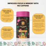 Cheerful Buddha Superfood Lion's Mane Latte - A Delicious Caffeine-free Alternative to coffee | Boosted with Superfoods | No Jitters | No Sugar | Turmeric latte |150g - Image 4