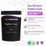 Neo Organic Psyllium Husk Capsules | 5000mg per Serving | 60 Capsules | 1-2 Months Supply | Prebiotic Fibre Supplement | Organic Psyllium Husk Powder Supplement - Image 4