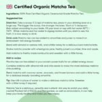 Ceremonial Grade Matcha Green Tea Powder | 100g Organic Matcha Powder | Soil Association Certified | No Fillers & Pesticides | Vegan-Friendly - Image 4