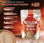 Psyllium Husk Powder 500g | High Purity Fine Fibre | Natural Digestive & Gut Health Support | Vegan & Gluten Free Supplement by PROELITE - Image 6