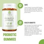 Probiotic Vegan Gummies - 60 Days (2 months supply) - Orange Flavour (Halal) - Bacillus Coagulans & Inulin Great for, Immune System, Digestion System and Gut Health, - Image 4