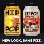 Hip Pop Soda, Mixed Flavour Case, Low Calorie, 100% Natural, Vegan, Branding of Cans May Vary, 24 x 330 ml - Image 3