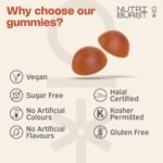 Nutriburst Turmeric Curcumin with Black Pepper Extract - Powerful Antioxidants & Anti-inflammatory, Supports Joint & Muscle Health - Vegan, Sugar Free - 60 Ginger Gummies - 1 Month Supply - Image 4