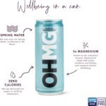 OHMG Sparkling Magnesium Water | 12 Cans x 330ml Sparkling Water | Zero Calories, Zero Sweeteners, Zero Sugar | Health Drinks | Energy Drinks |60mg Magnesium - Image 3
