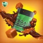 Vegan Protein - Protein Powder Blend - WOD Powders | 3 Plant Based Vegan Protein Powders | High in Fibre, Low Carb, Low Fat, Low Sugar, Dairy-Free - (Chocolate Caramel) - Image 3