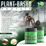 Vegan Protein - Protein Powder Blend - WOD Powders | 3 Plant Based Vegan Protein Powders | High in Fibre, Low Carb, Low Fat, Low Sugar, Dairy-Free - (Chocolate Caramel) - Image 4