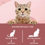 Probiotics And Prebiotics for Cats. Soft Chew Supplement to improve Digestive Health, Gut Health and Immune System Support 90 chews - Image 5