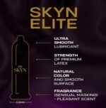 SKYN Elite Condoms Pack of 36 / Skynfeel Latex Free for Men, Regular Size, Ultra-Thin & Soft, Smooth Straight Shape, 53mm Wide - Image 5