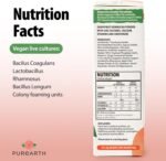 Purearth Kombucha Powder Grapefruit Flavor | 30-Day Supply | Natural Sugar Free Probiotic Soft Drinks | Gut Health, Energy & Immune | Vitamin C, D3 & Calcium | Vegan, Gluten-Free | 30 Sachets - Image 3