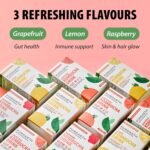 Purearth Kombucha Powder Grapefruit Flavor | 30-Day Supply | Natural Sugar Free Probiotic Soft Drinks | Gut Health, Energy & Immune | Vitamin C, D3 & Calcium | Vegan, Gluten-Free | 30 Sachets - Image 7