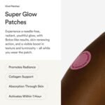 Kind Patches | Super Glow | Healthy Skin, Radience & Collagen Support | Antioxidants, Astaxanthin, Alpha-Lipoic Acid, Resveratrol & Copper Peptides GHK-Cu | 30 Vegan Patches - Image 4