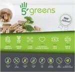 5greens Blue Green Algae 600mg with Added VTAMIN C - 120 Capsules 100% Natural No Chemicals 100% Vegan Natural Protein - Image 3