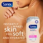 Sanex Expert Skin Health+ Micellar Hypoallergenic Shower Gel 450ml X 6- For Sensitive Skin - Body Wash For Men & Women - Helps Protect Skin From Pollution - Gentle Antioxidant Formula - with Vitamin E - Image 3